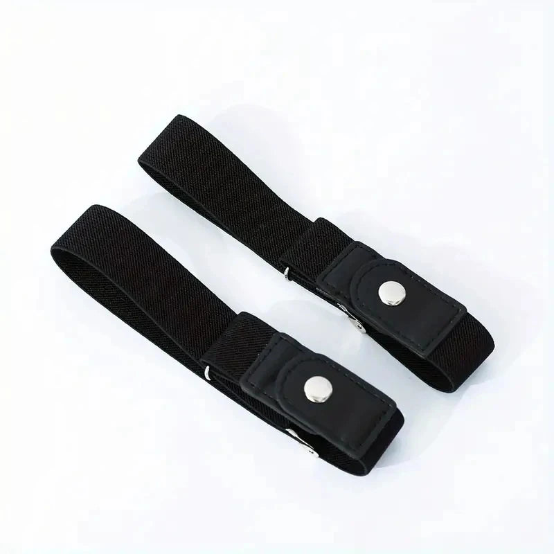 2pcs/set No Buckle Elastic Belt