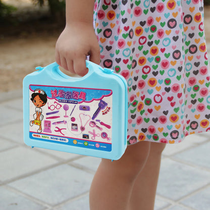 Children's simulation medical tool set box,