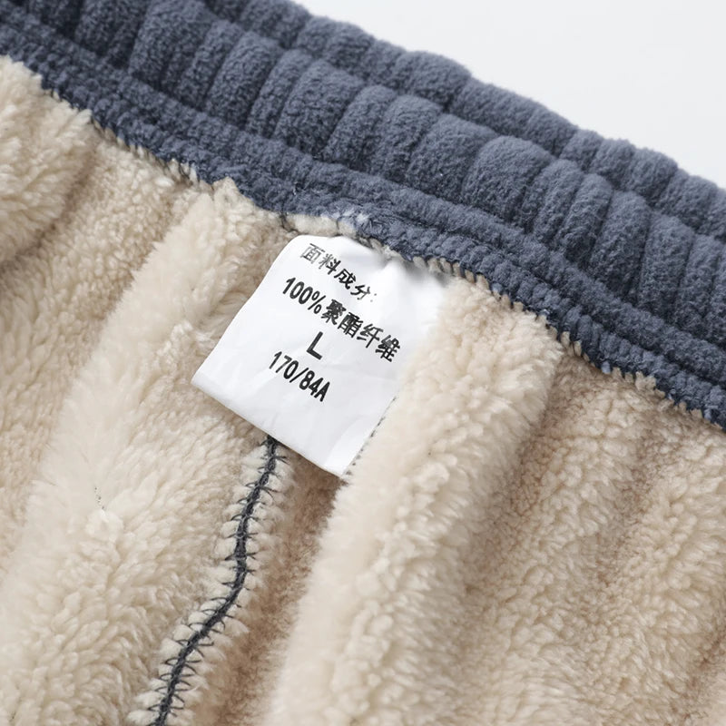 8XL Men Winter Warm Pants