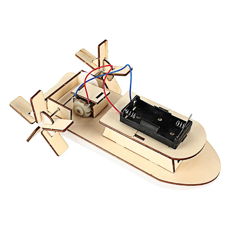 Kids DIY Robot Assembling Model Educational Material Kits Science