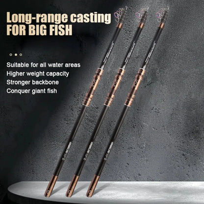 2.1-4.5M Telescopic Fishing Rod Carbon