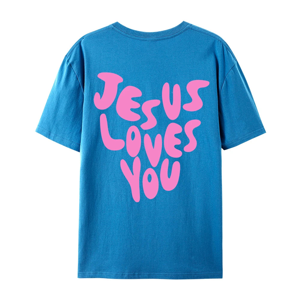 Jesus Loves Me  Cotton T-Shirts