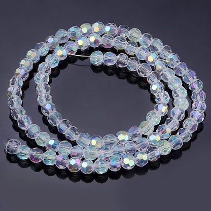 4/6/8/10mm AB Color Crystal Round Glass beads