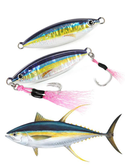 Glow Fishing Lure Casting Tuna15g30g40g60g Slow Pitch Jig Sea Bass