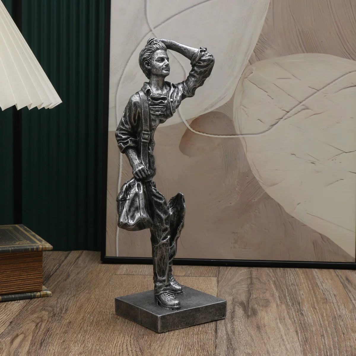 Traveler Sculpture - Abstract Resin Decor