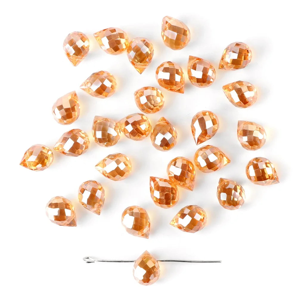 Water Drop  Crystal Glass Beads Czech