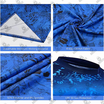 Fishing Shirts Men Sun Protection Hoodie