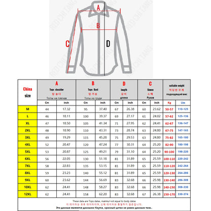 Big Sizes Men Clothes 12XL Tshirt