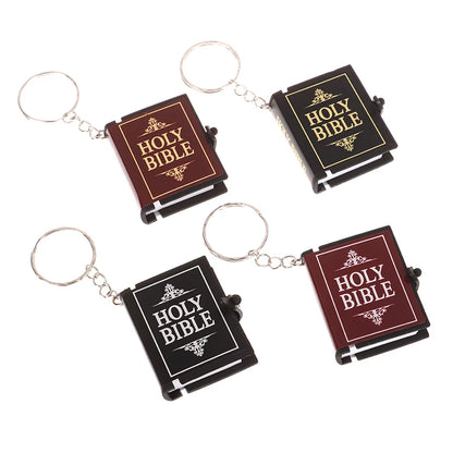Mini Bible Keychain Book Pendant