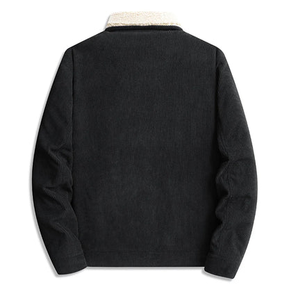 L-8XL Plus Size Winter Men's Corduroy coat