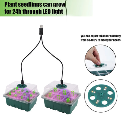 Plant LED Light For Plant Seed Starter Trays