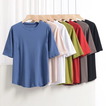 XL to 8XL plus size O-Neck Tshirts Women's basic