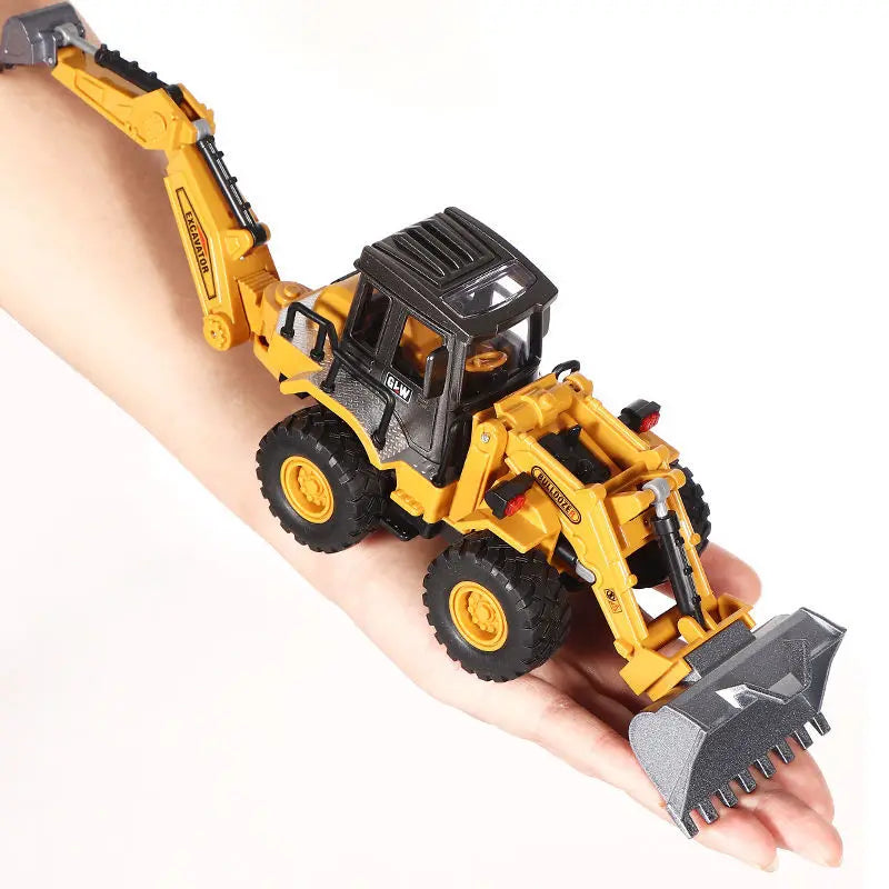 Alloy Tractor Kids Excavator Bulldozer Miniature crane