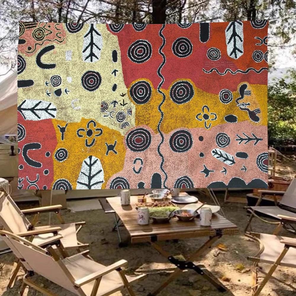 Australian Aboriginal Hanging Flag Polyester Printed Banner