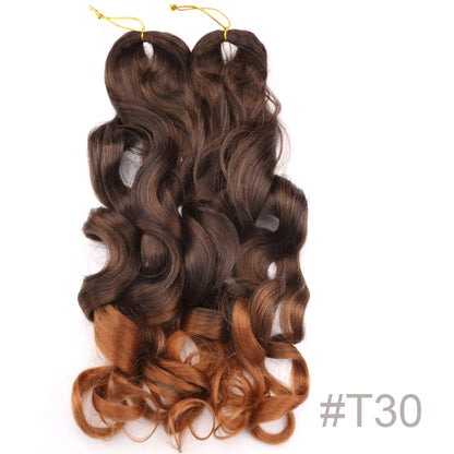 French Curly Crochet Braiding