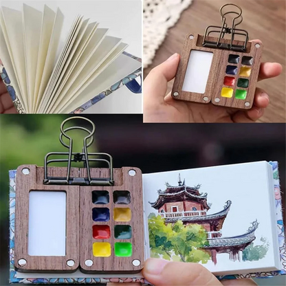 Travel Ready Paint Palette Bundle,Set, Travel Paint Palette