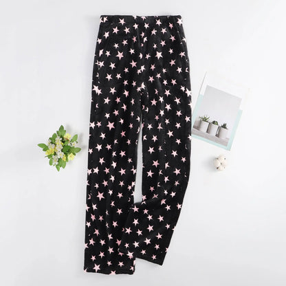 Pajama Pants Plush Sleep Pants Soft