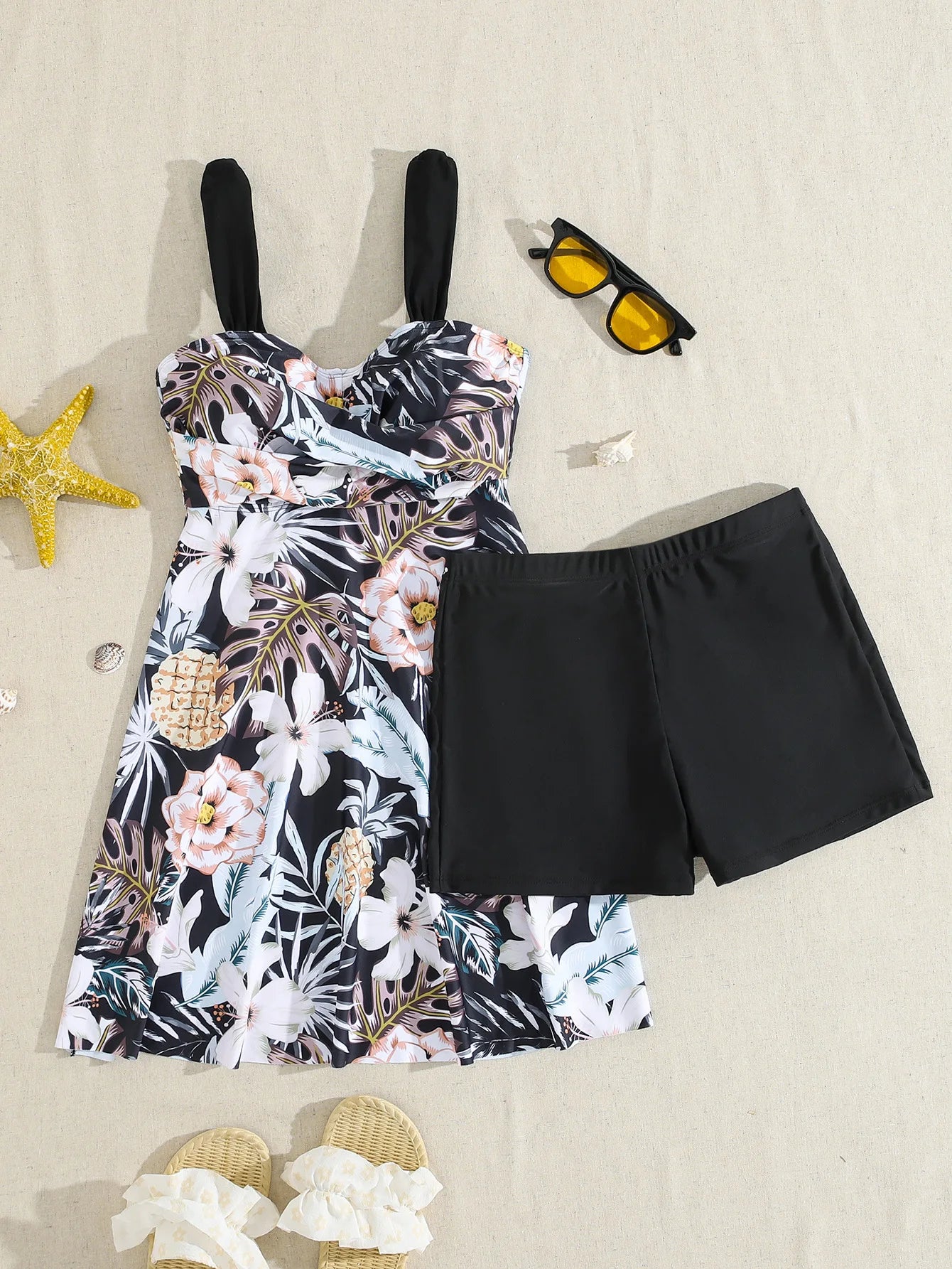 Bikini Two-Piece Swimsuit Women's Large Size