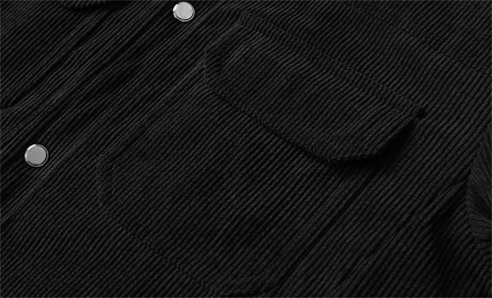 L-8XL Plus Size Winter Men's Corduroy coat