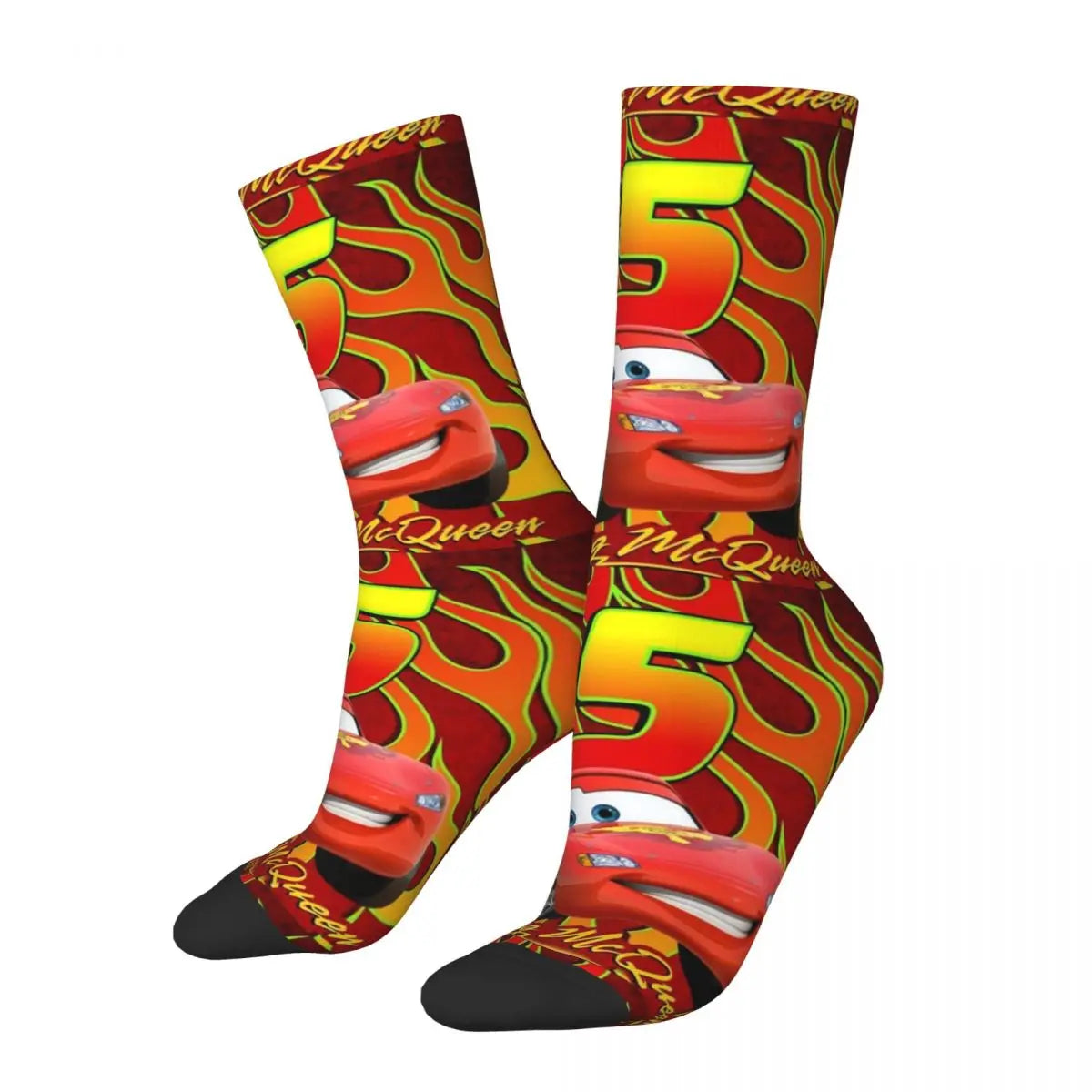 Race Lightning Mcqueen socks