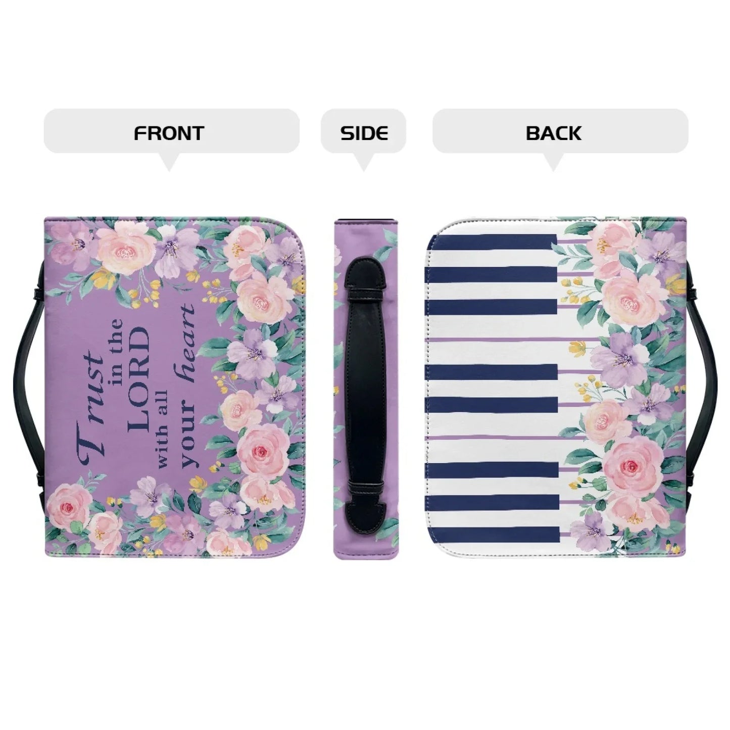 Custom Your Image Print Leather Bible Bag