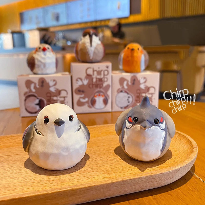 Handcrafted Resin Bird wood