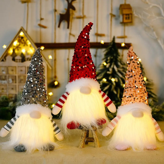 Christmas LED Glowing Gnome christmas lights
