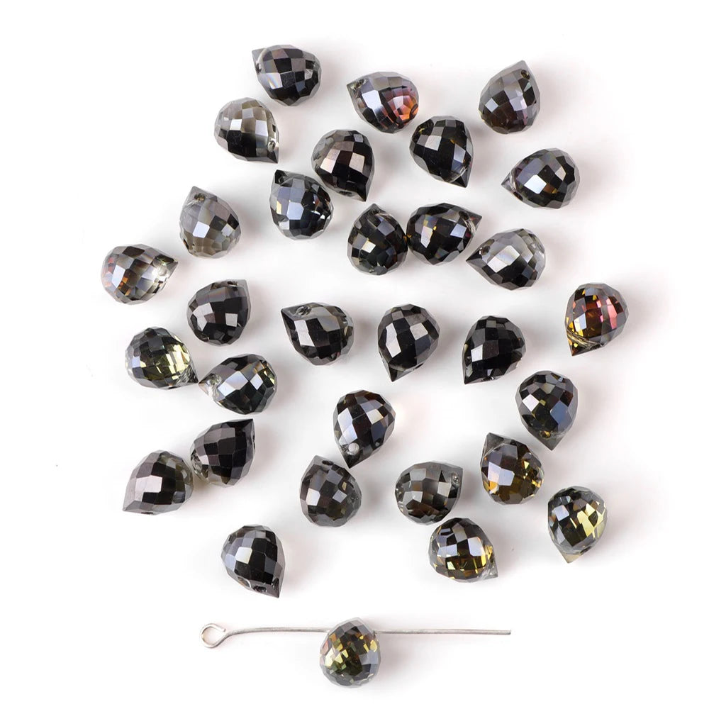 Water Drop  Crystal Glass Beads Czech