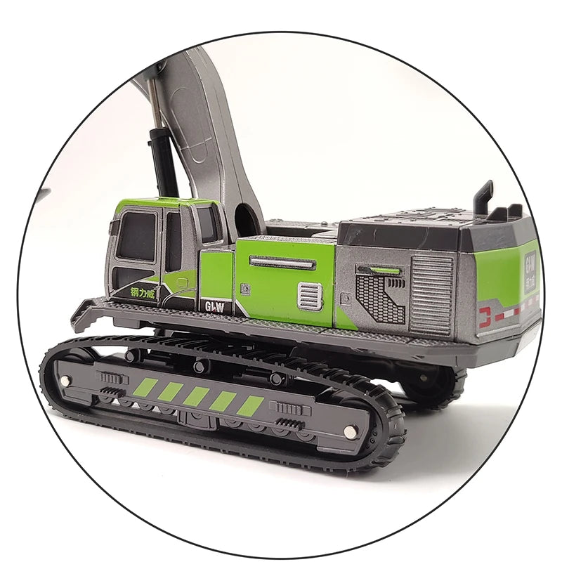 Alloy Tractor Kids Excavator Bulldozer Miniature crane