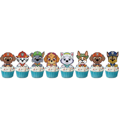 16pcs PAW Patrol Chase Cake Topper