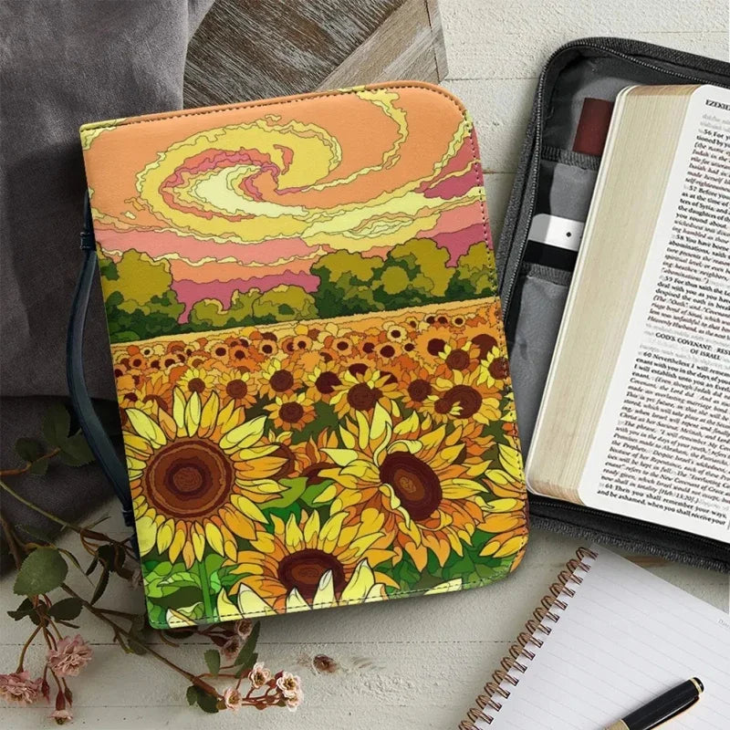 Custom Your Image Print Leather Bible Bag