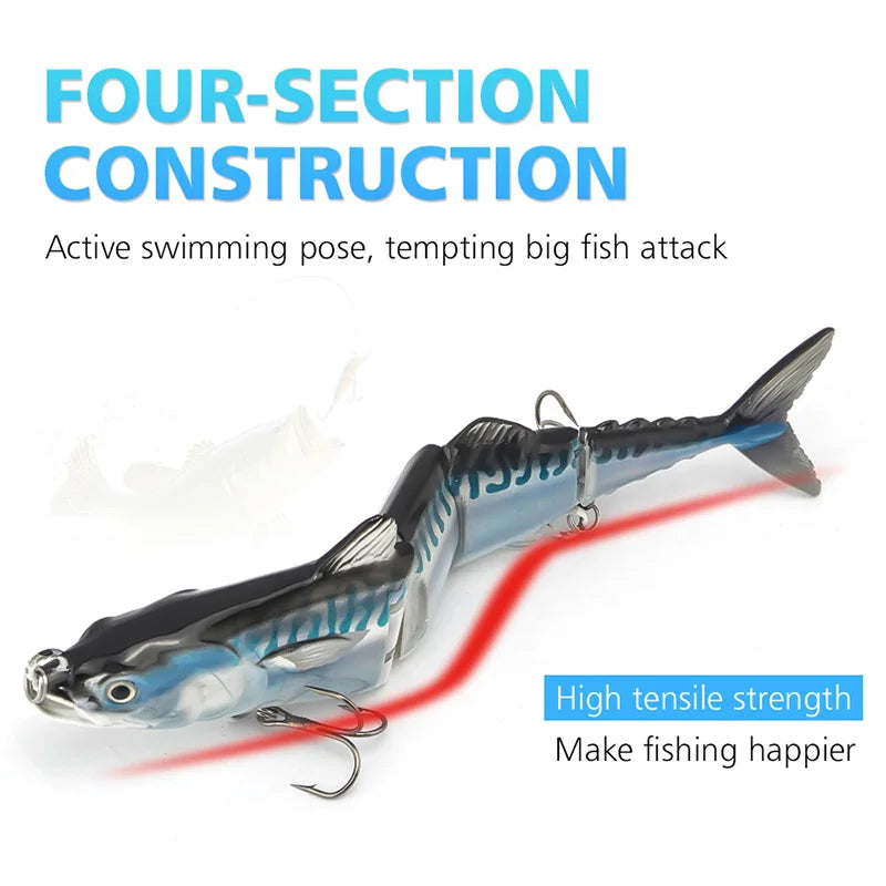 Tuna Fishing Lures Multi Joint Crank