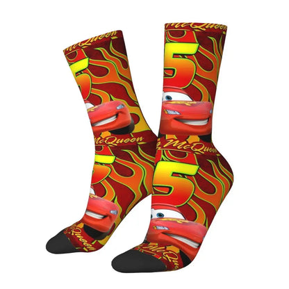 Race Lightning Mcqueen socks