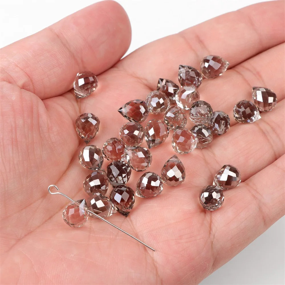 Water Drop  Crystal Glass Beads Czech