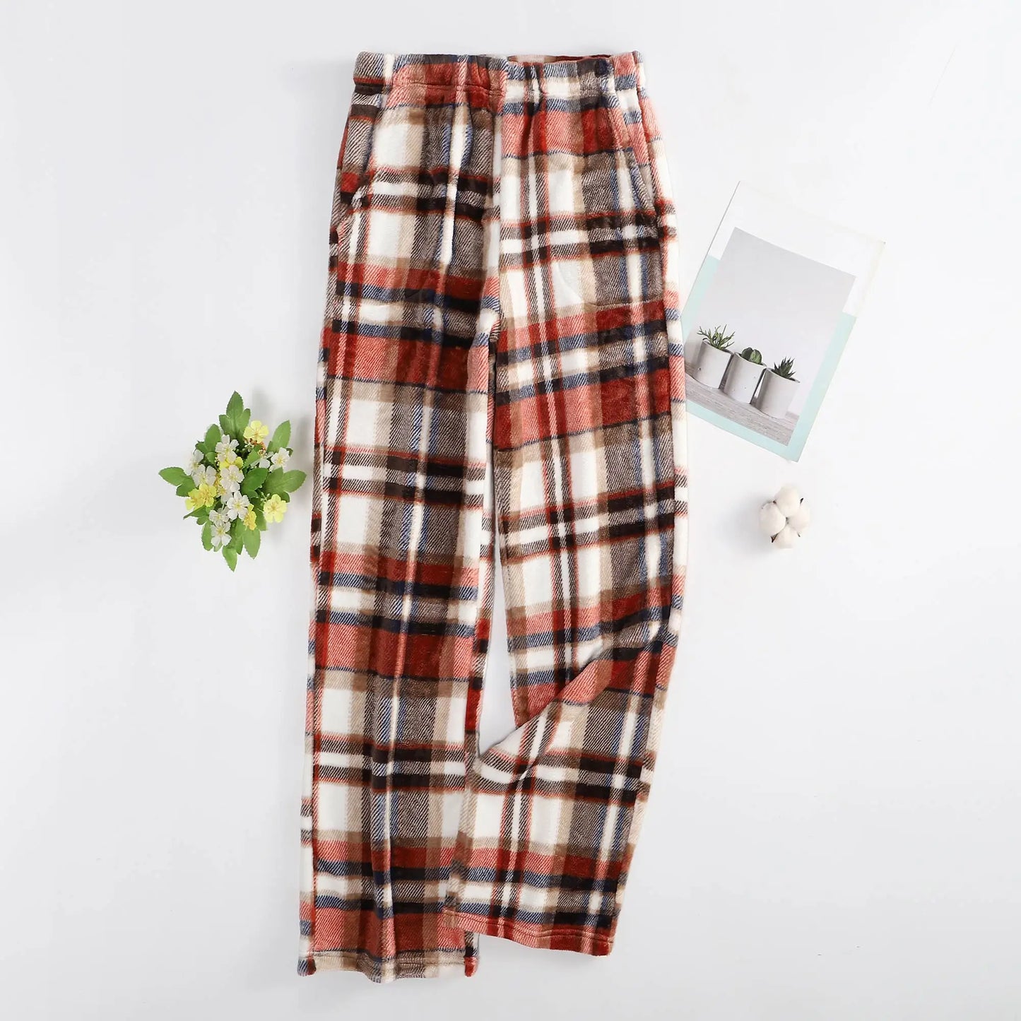 Pajama Pants Plush Sleep Pants Soft