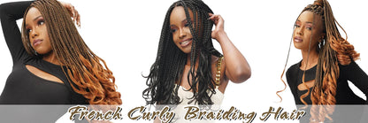 French Curly Crochet Braiding