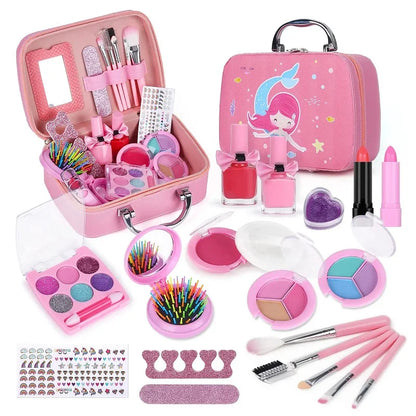 Girls Real Makeup Kit Washable Princess