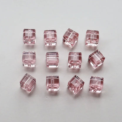 cube beads crystal
