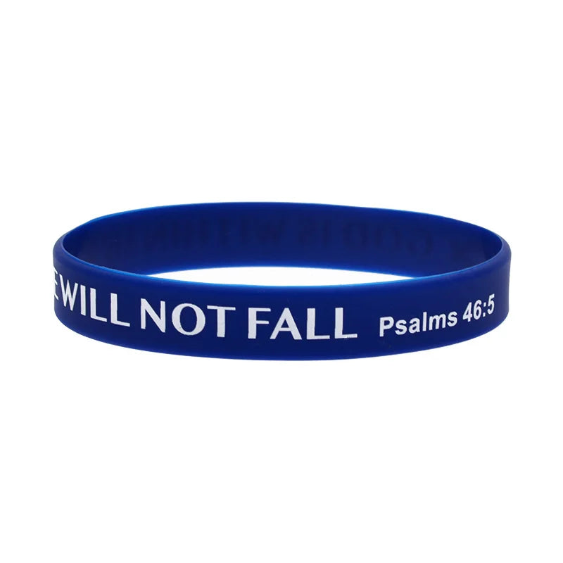 50 Pcs Jesus Silicone Bracelet