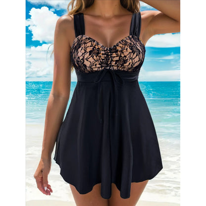 Bikini Two-Piece Swimsuit Women's Large Size