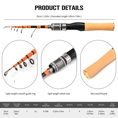 New Casting Telescopic fishing rod