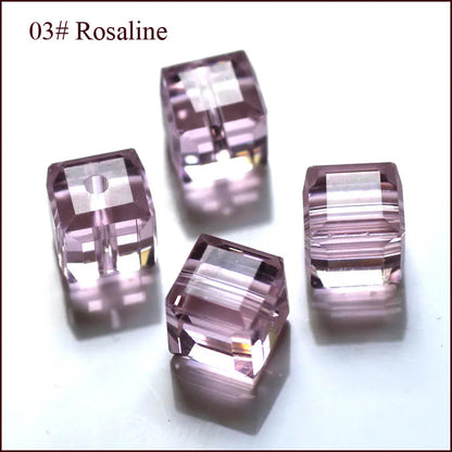 cube beads crystal