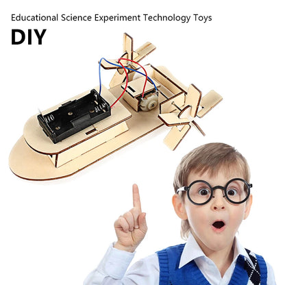 Kids DIY Robot Assembling Model Educational Material Kits Science