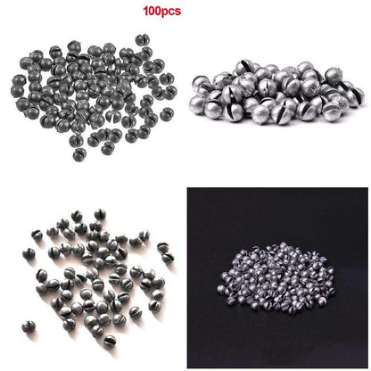 100pcs 0.5g Round Split sinkers