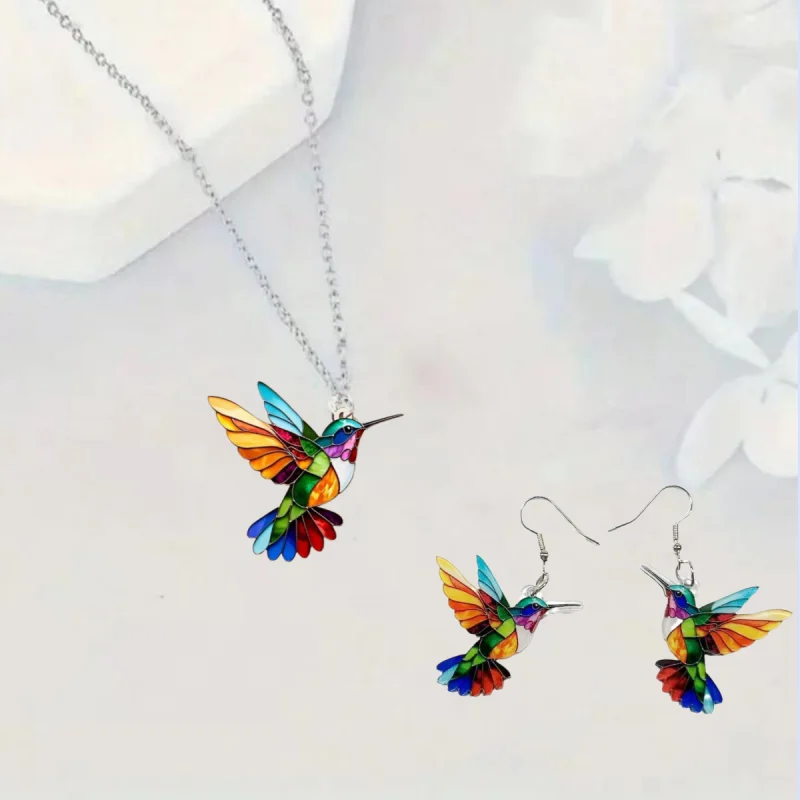 1 set of elegant and stylish acrylic earrings