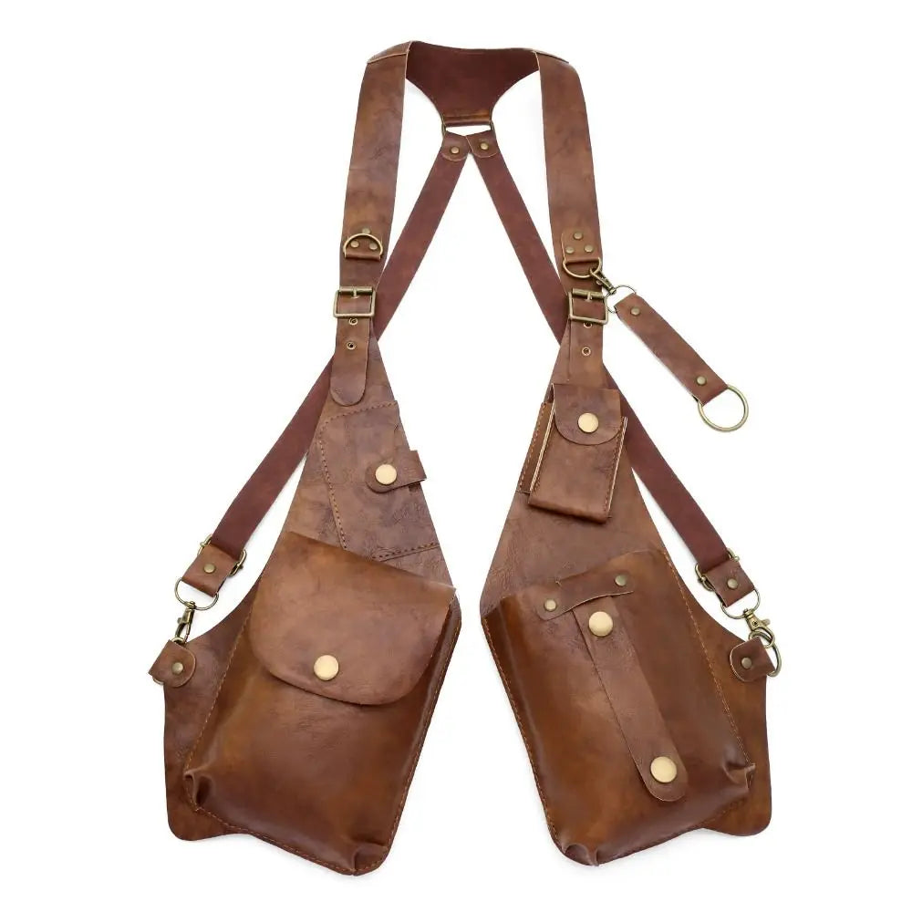 Vintage Underarm Strap Wallet Pocket Vest Bag