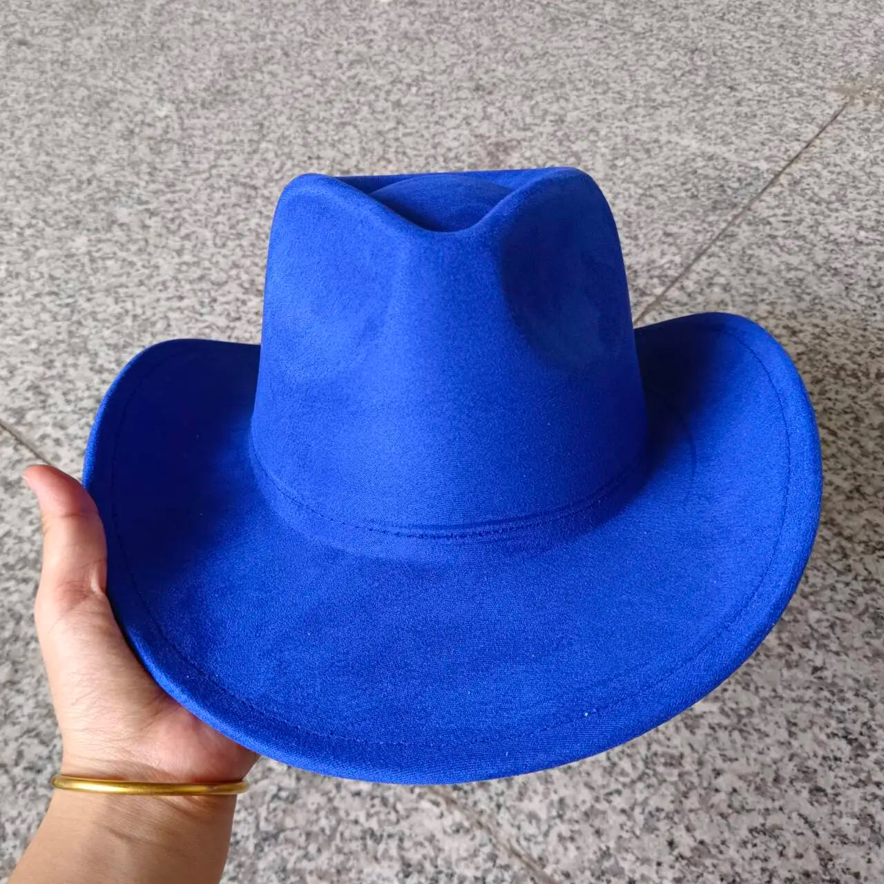 Suede cowboy hat