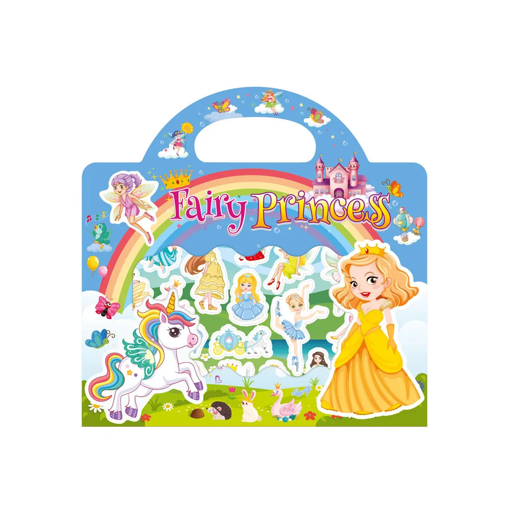 New Children Reusable Scene Cute Stickers