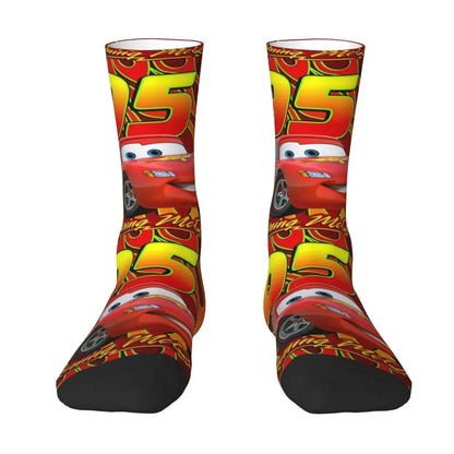 Race Lightning Mcqueen socks