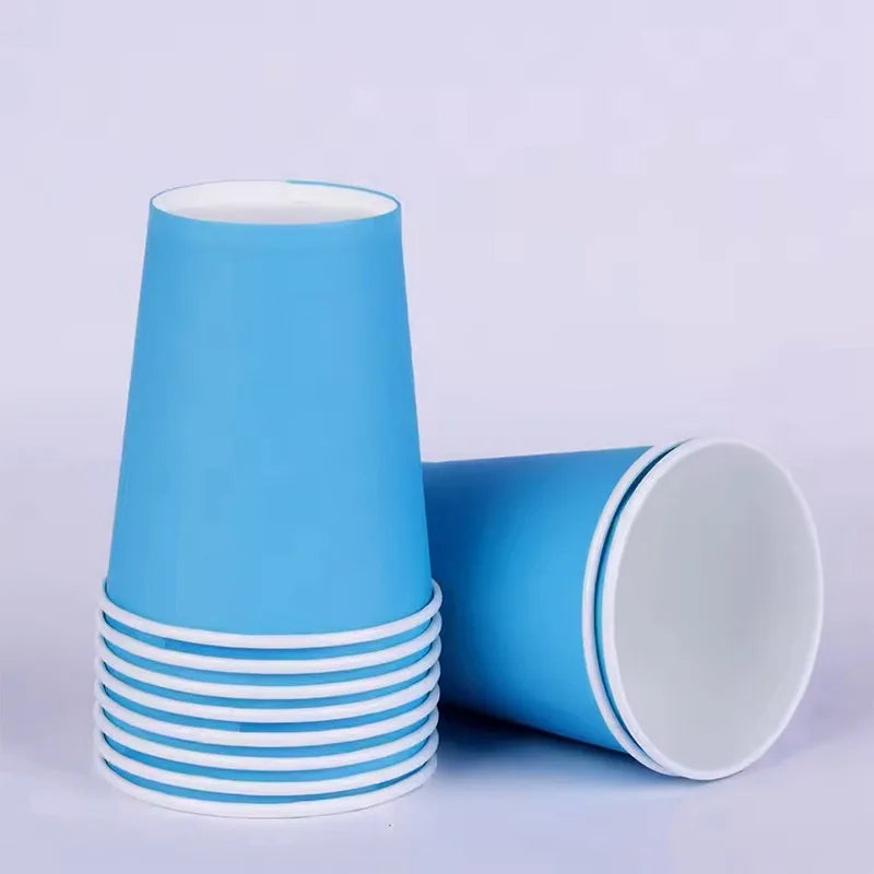 10/20/40PCS Multi-color Disposable Paper Cups